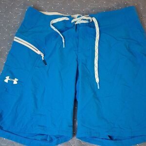 Under Armour Men's Vibrant Blue Loose Board Shorts size 32